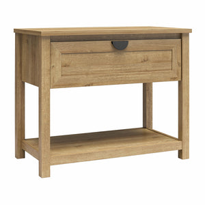 Mr. Kate Primrose Wide 1 Drawer Nightstand with Open Shelf - Natural