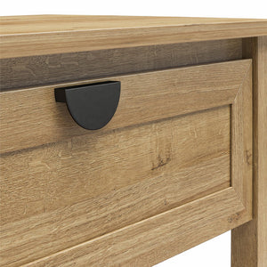 Mr. Kate Primrose Wide 1 Drawer Nightstand with Open Shelf - Natural