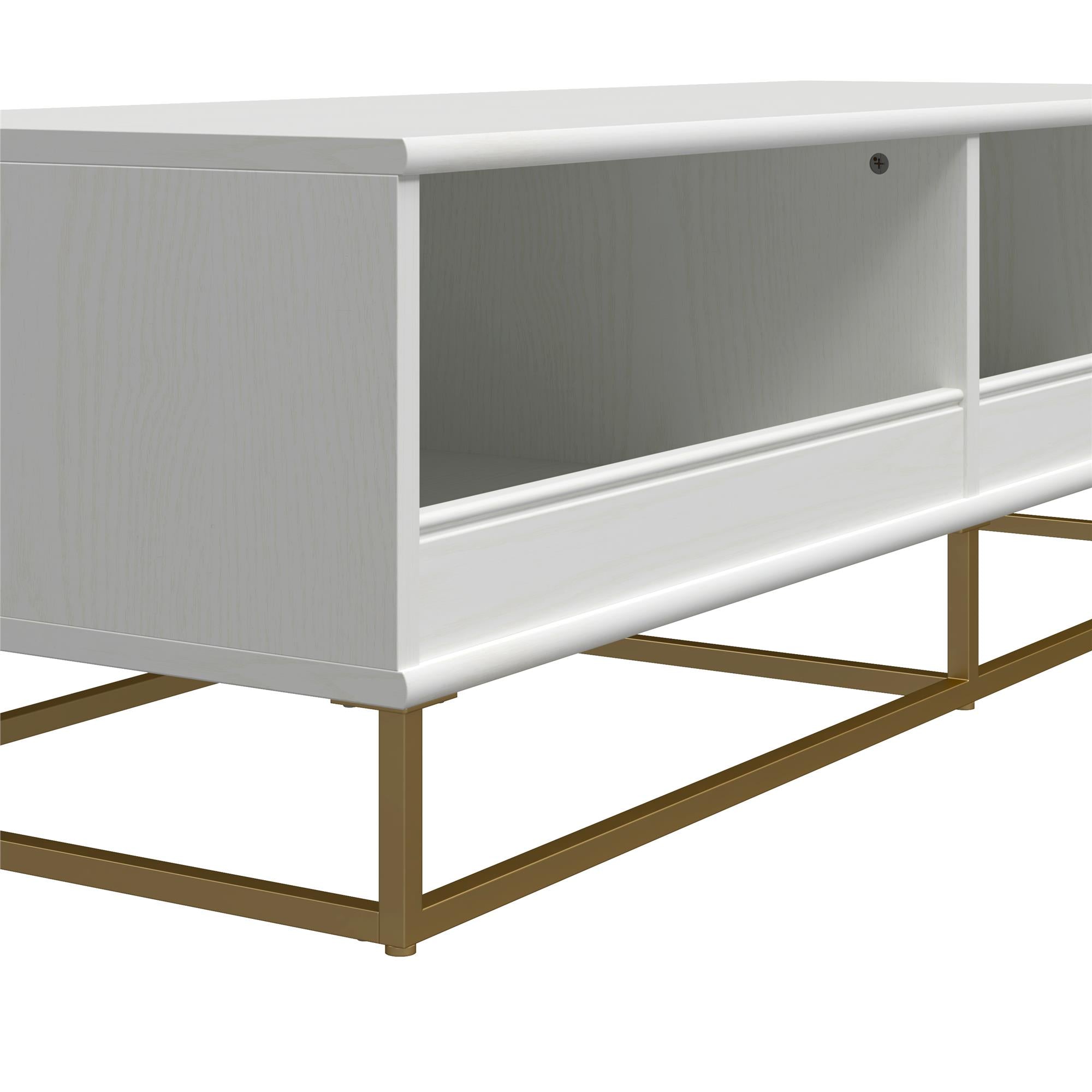 Max & Finn Charlie TV Stand and Storage Unit - White