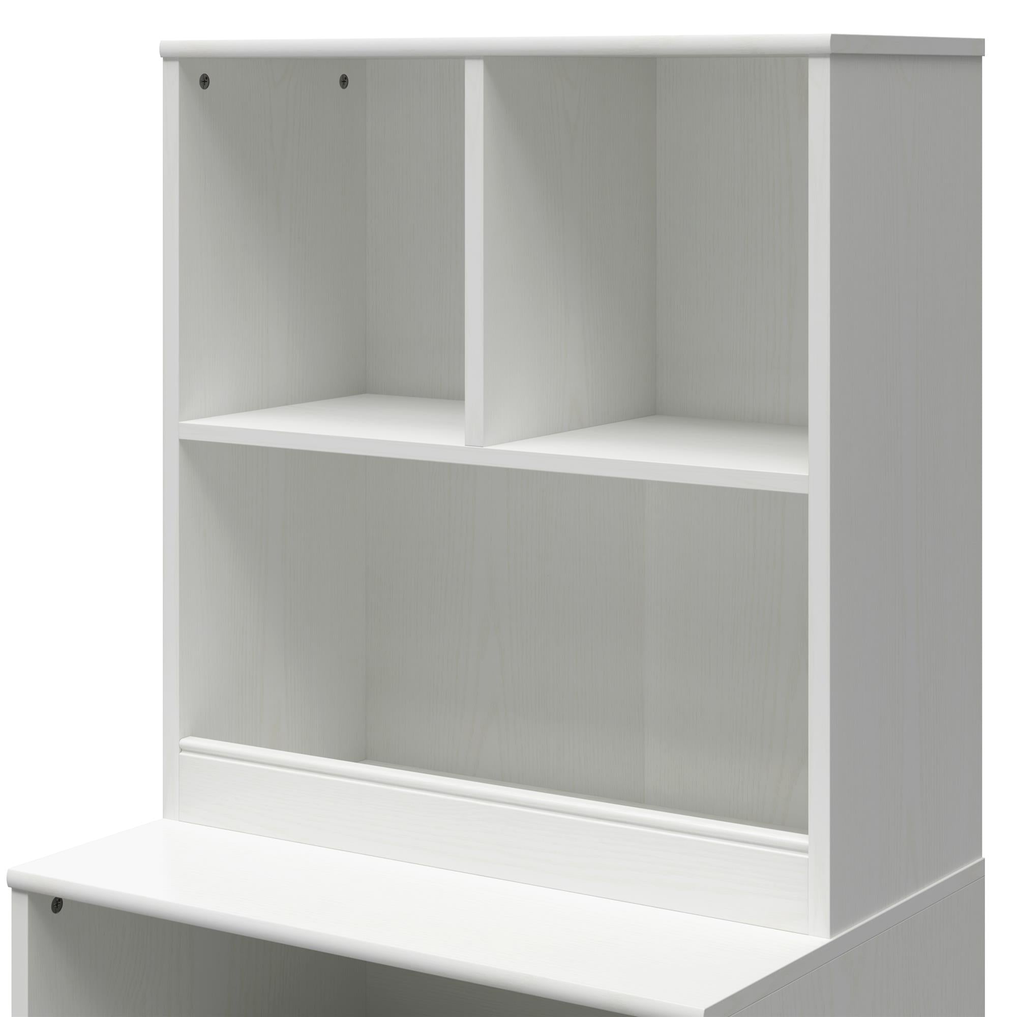 Charlie 3 Piece TV Stand & Toy Storage Organizer / Bookcase Bundle, White - White