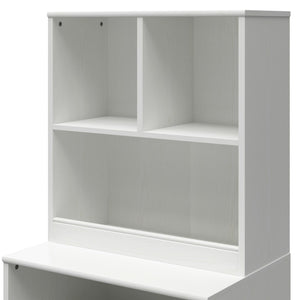 Charlie 3 Piece TV Stand & Toy Storage Organizer / Bookcase Bundle, White - White