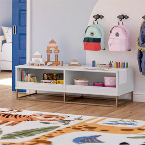 Max & Finn Charlie TV Stand and Storage Unit - White
