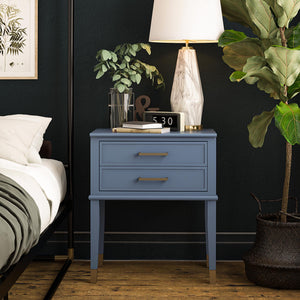CosmoLiving Westerleigh End Table - Stone Blue 