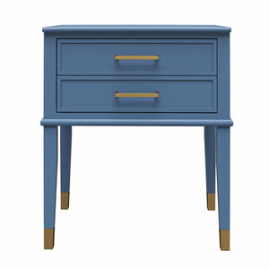 CosmoLiving Westerleigh End Table - Stone Blue 