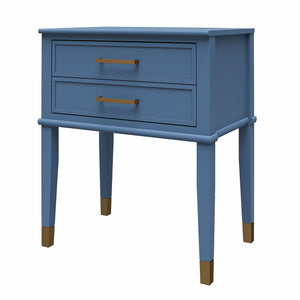 CosmoLiving Westerleigh End Table - Stone Blue 