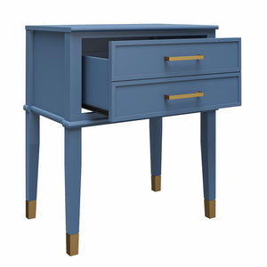 CosmoLiving Westerleigh End Table - Stone Blue 