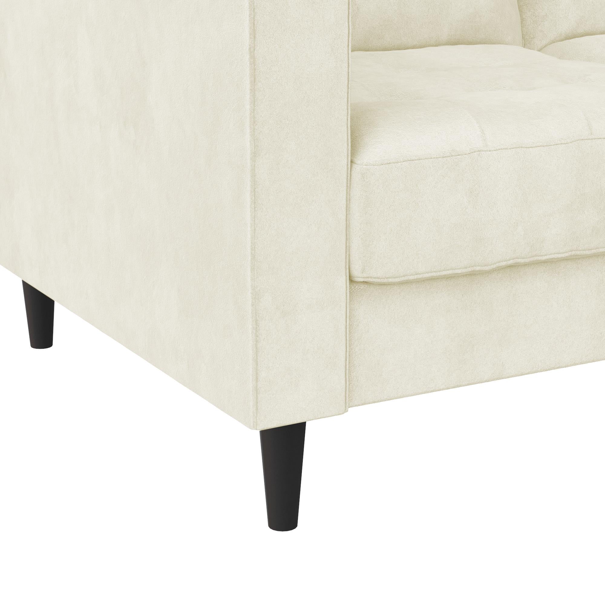 CosmoLiving Strummer Reversible Sectional Sofa - Ivory