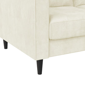CosmoLiving Strummer Reversible Sectional Sofa - Ivory