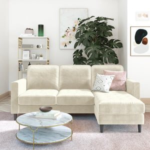CosmoLiving Strummer Reversible Sectional Sofa - Ivory