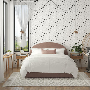 Mr. Kate Moon Upholstered Bed with Storage - Blush - Full