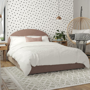 Mr. Kate Moon Upholstered Bed with Storage - Blush - Full