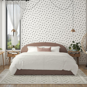 Mr. Kate Moon Upholstered Bed with Storage - Blush - King