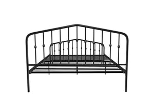 Novogratz Bushwick Metal Bed - Black - Queen