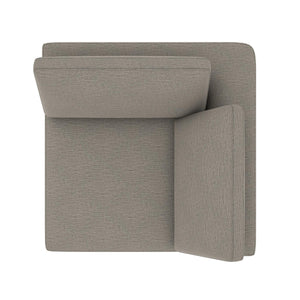 Cortney's Collection York Modular Corner Chair - Taupe