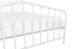Novogratz Bushwick Metal Bed - White - Queen
