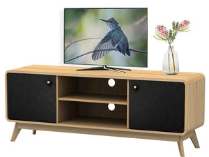 Ren Home Leva Media Console TV Stand - Light Oak