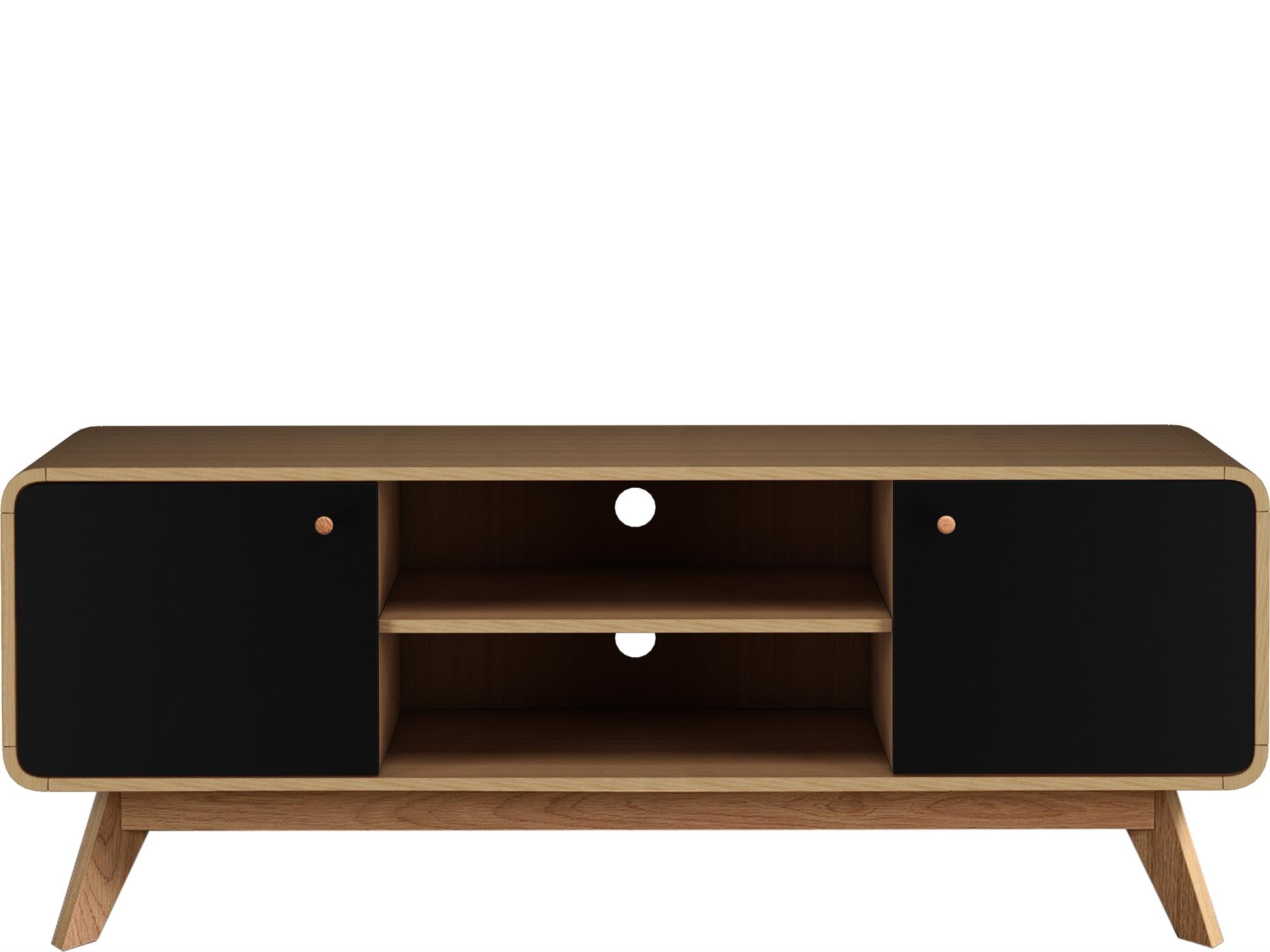 Ren Home Leva Media Console TV Stand - Light Oak