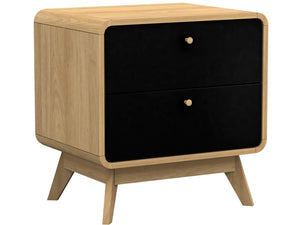 Ren Home Leva 2 Drawer Nightstand - Light Oak