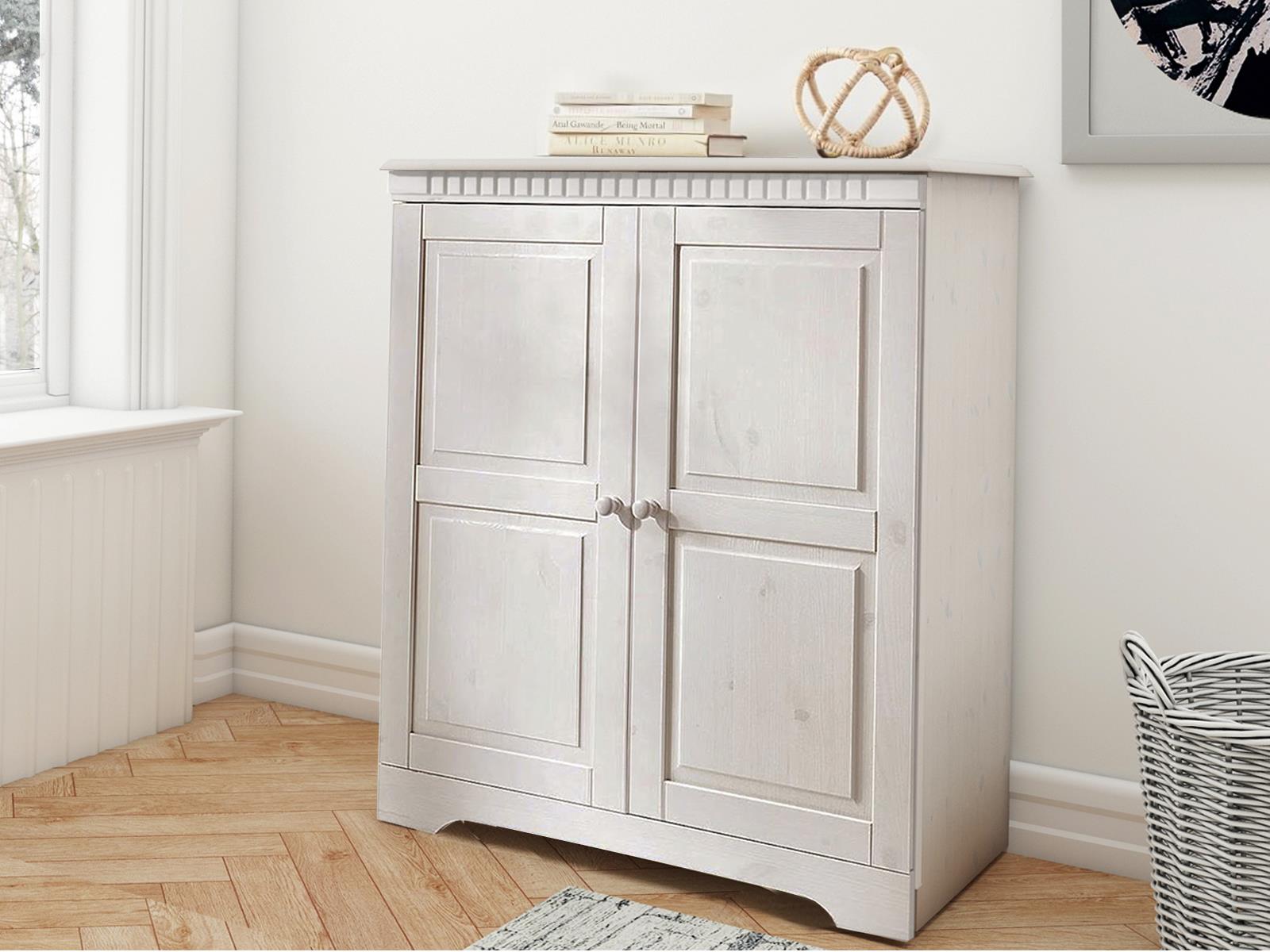 RealRooms Cubrix Cabinet - White