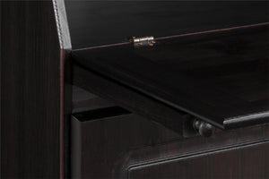 RealRooms Chester Fold-out Desk - Rich Brown