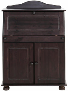 RealRooms Chester Fold-out Desk - Rich Brown