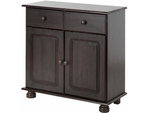 RealRooms Chester Sideboard with 2 Doors - Rich Brown
