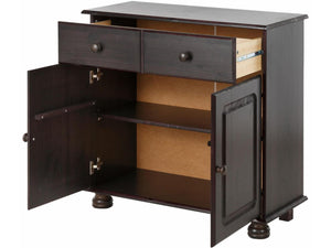 RealRooms Chester Sideboard with 2 Doors - Rich Brown
