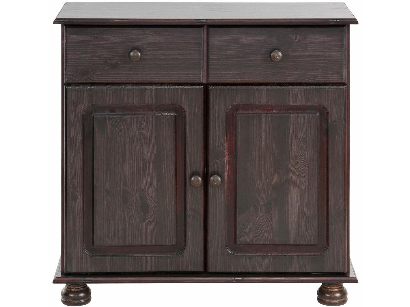 RealRooms Chester Sideboard with 2 Doors - Rich Brown