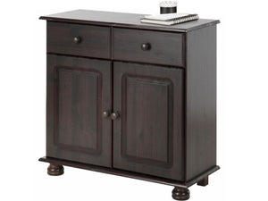 RealRooms Chester Sideboard with 2 Doors - Rich Brown