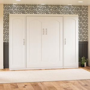 Novogratz Her Majesty Wardrobe Storage Cabinet with Shelves - White