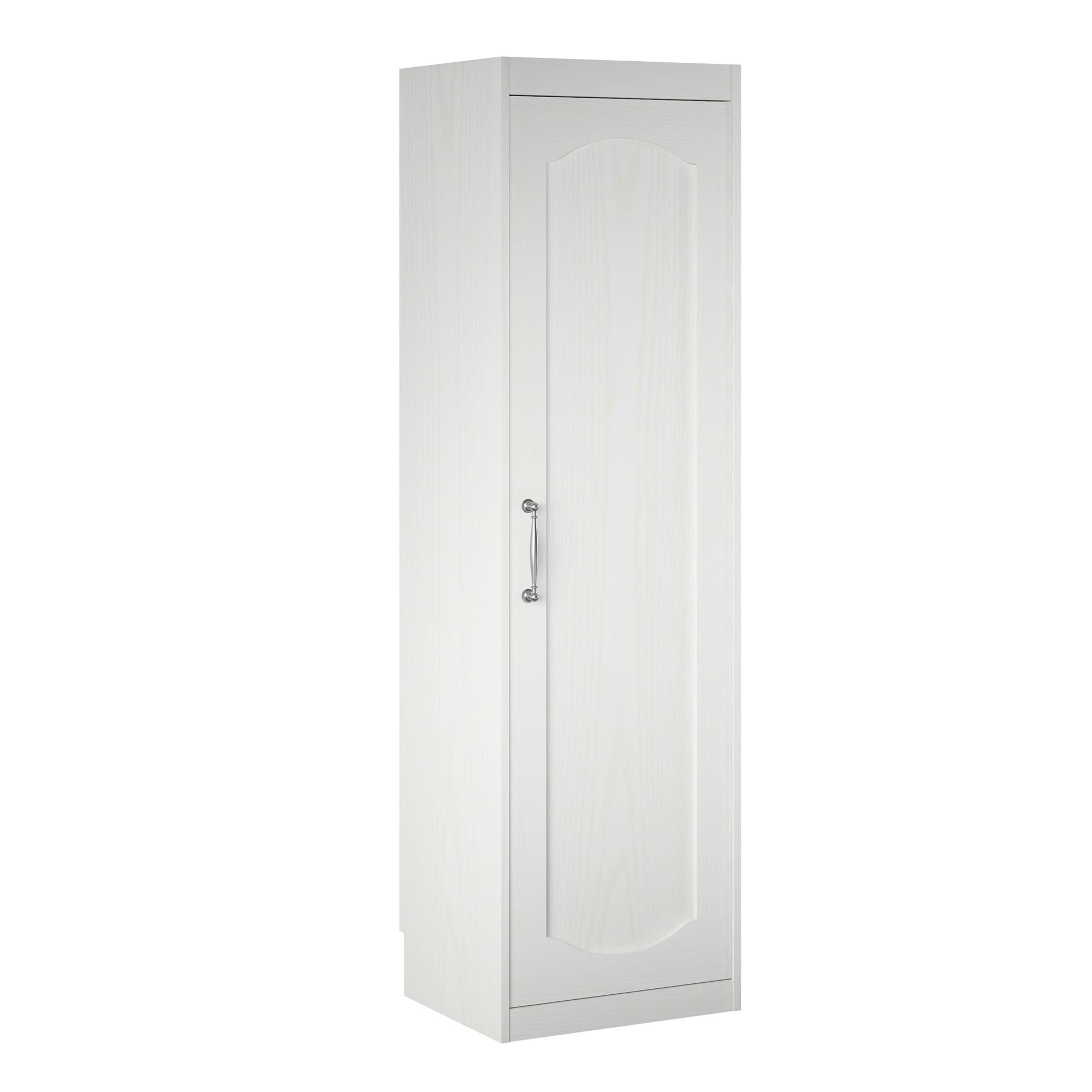 Novogratz Her Majesty Wardrobe Storage Cabinet with Shelves - White