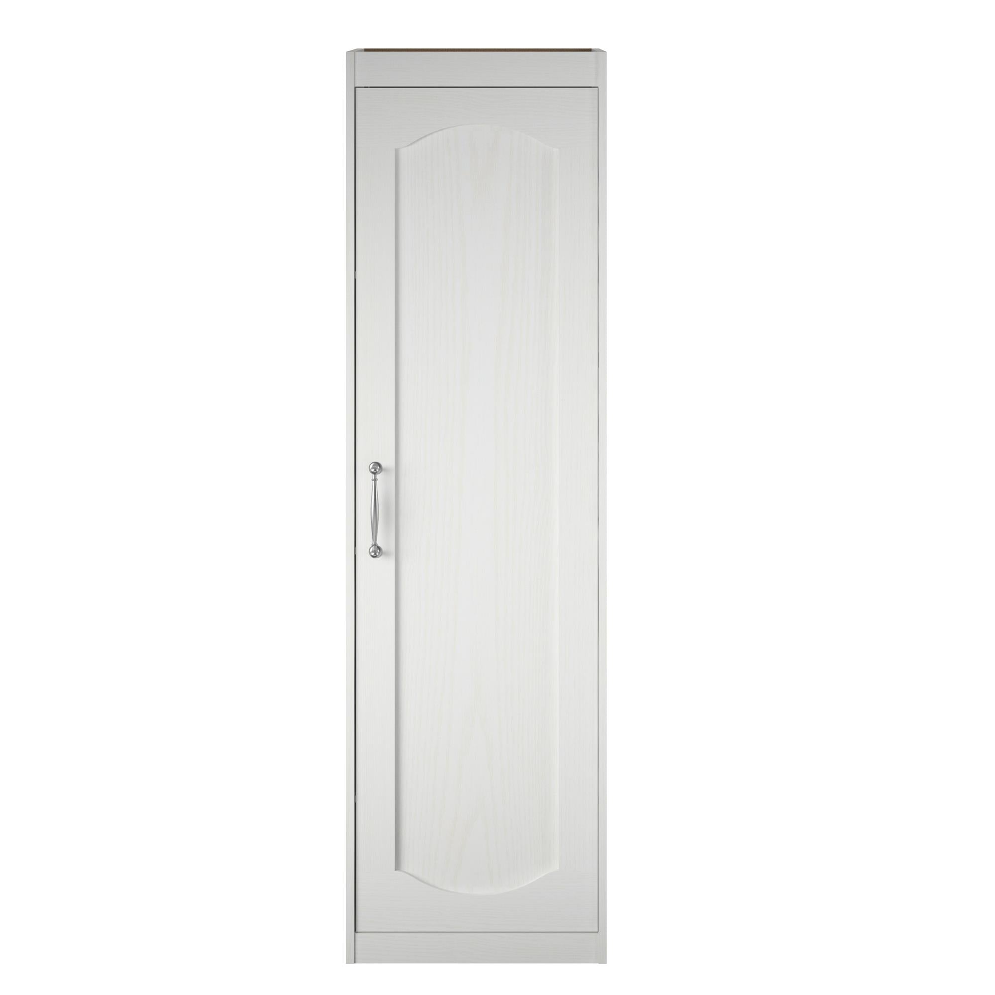 Novogratz Her Majesty Wardrobe Storage Cabinet with Shelves - White