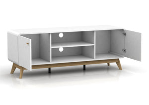 Ren Home Leva Media Console TV Stand - White
