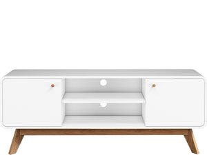 Ren Home Leva Media Console TV Stand - White