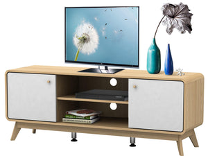 Ren Home Leva Media Console TV Stand - Oak