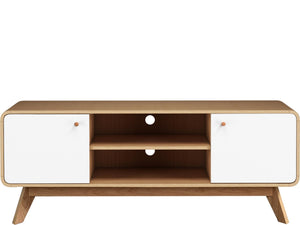 Ren Home Leva Media Console TV Stand - Oak