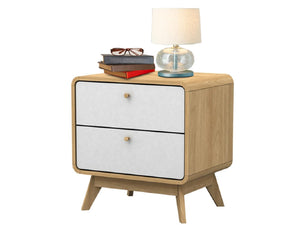 Ren Home Leva 2 Drawer Nightstand - Oak