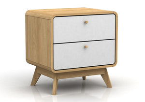 Ren Home Leva 2 Drawer Nightstand - Oak