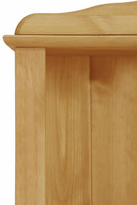 RealRooms Chester High Bookcase - Brown