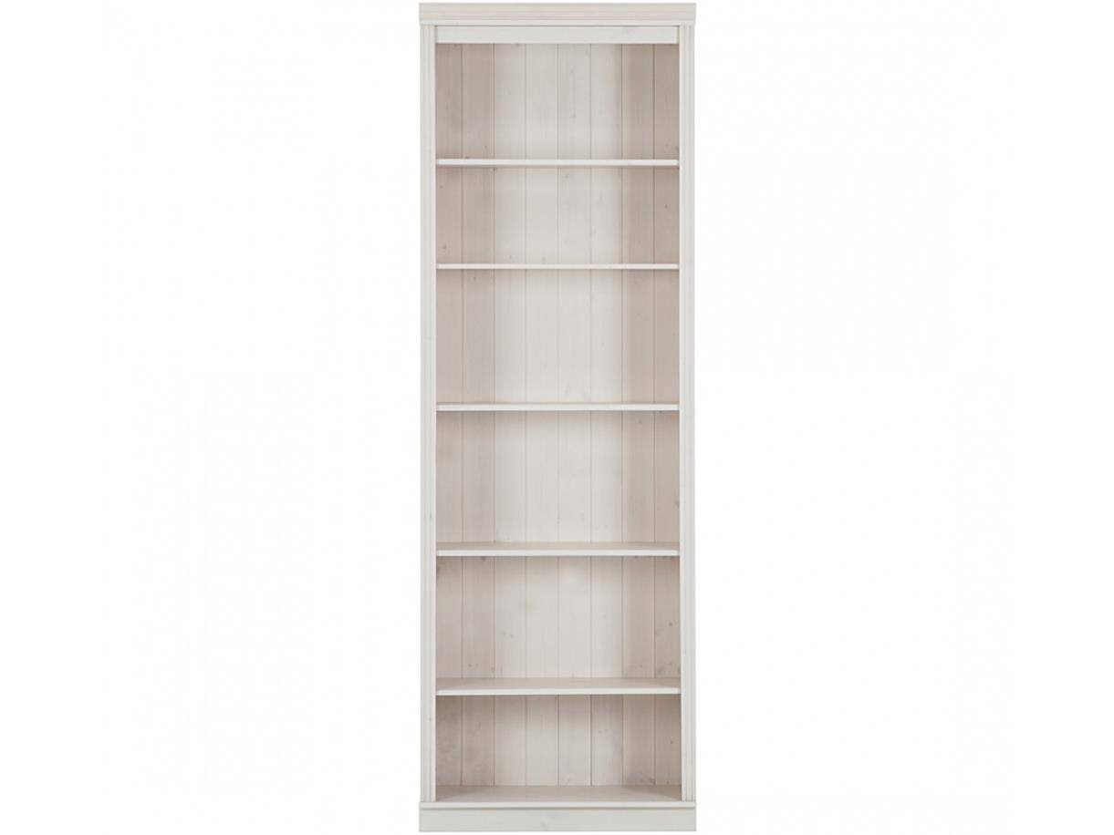 Ren Home Anita Bookcase 6 Open Shelves - White Lacquer
