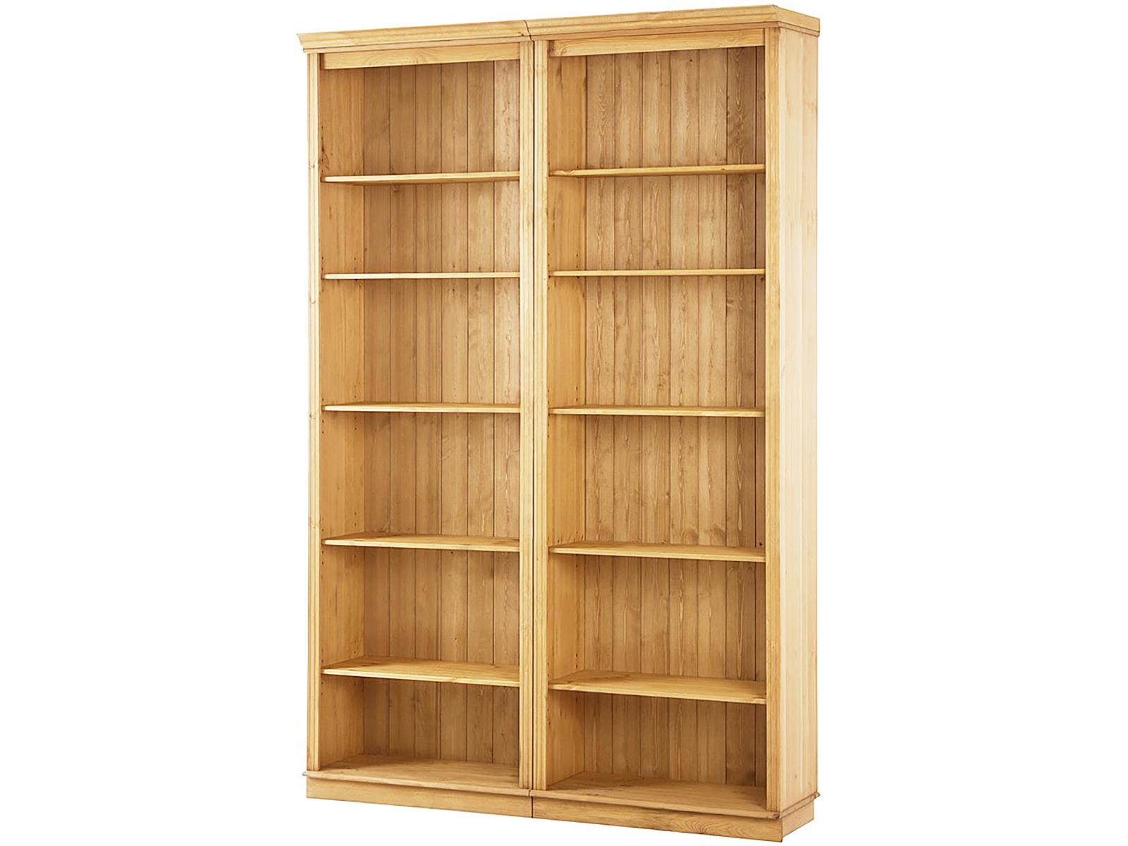 Ren Home Anita Bookcase 6 Open Shelves - Light Honey