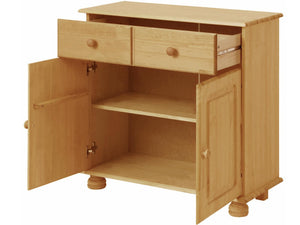 RealRooms Chester Sideboard with 2 Doors - Brown