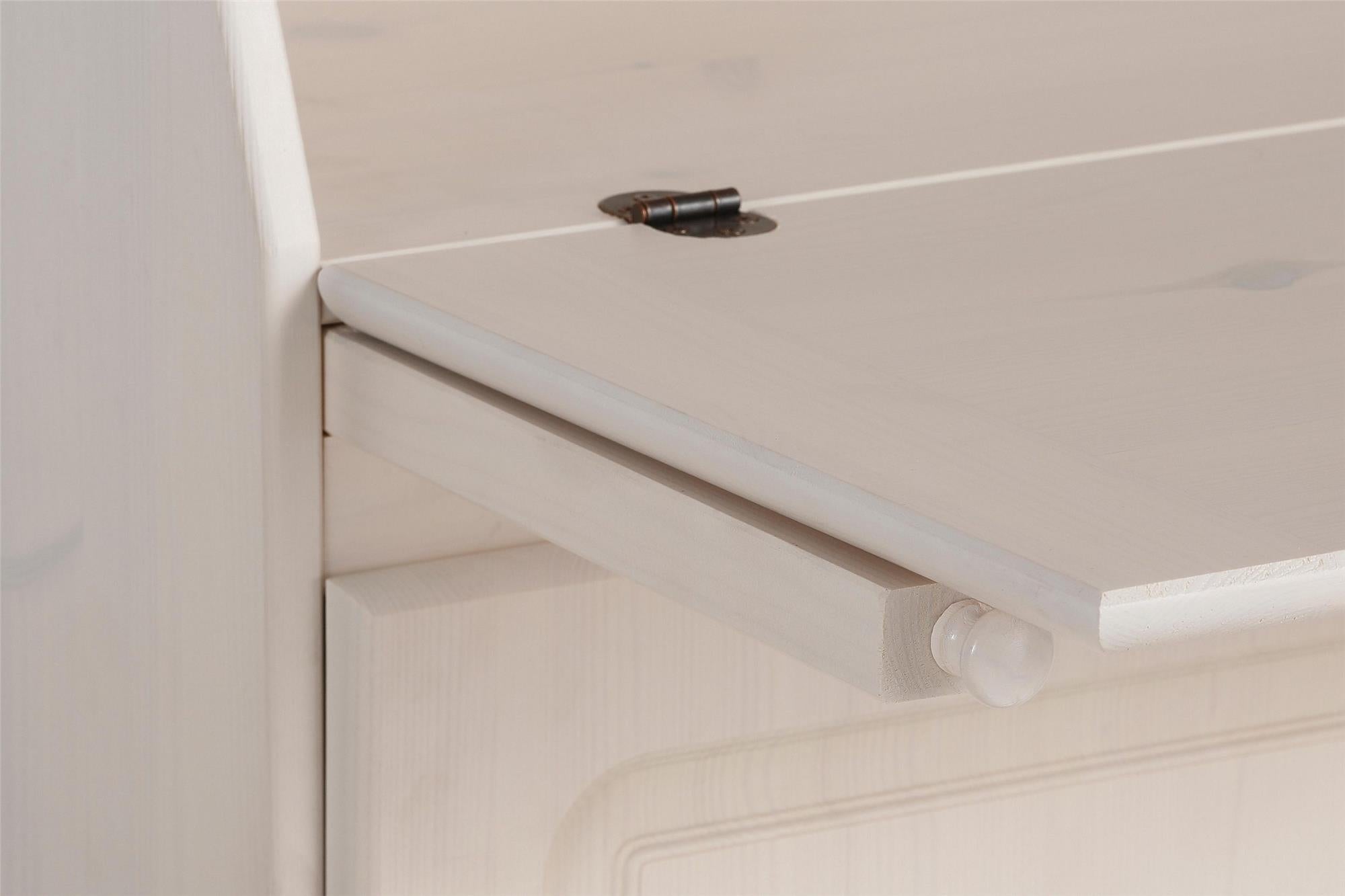 RealRooms Chester Fold-out Desk - White