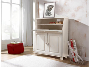 RealRooms Chester Fold-out Desk - White