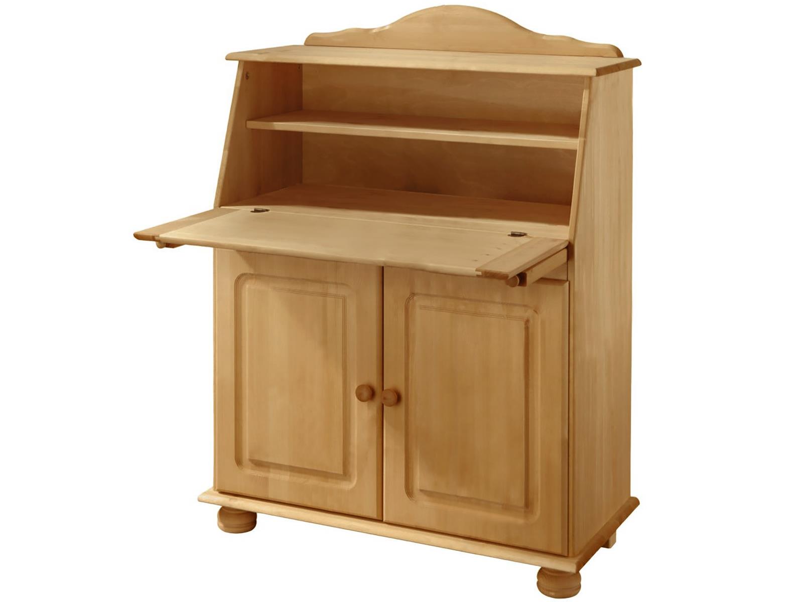 RealRooms Chester Fold-out Desk - Brown