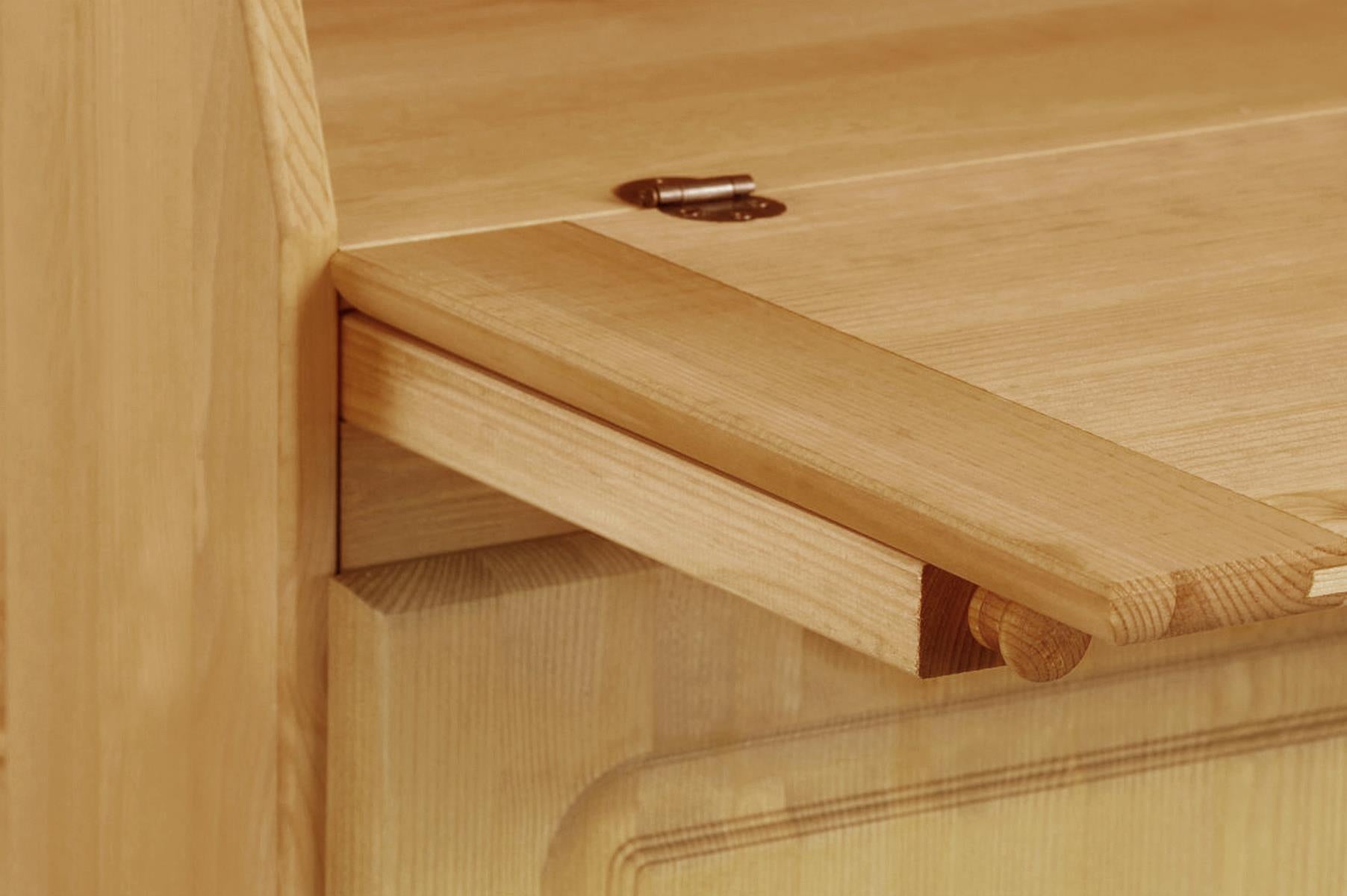 RealRooms Chester Fold-out Desk - Brown