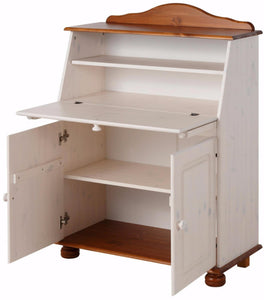RealRooms Chester Fold-out Desk - Honey