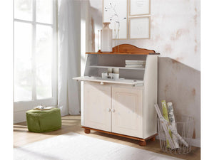 RealRooms Chester Fold-out Desk - Honey
