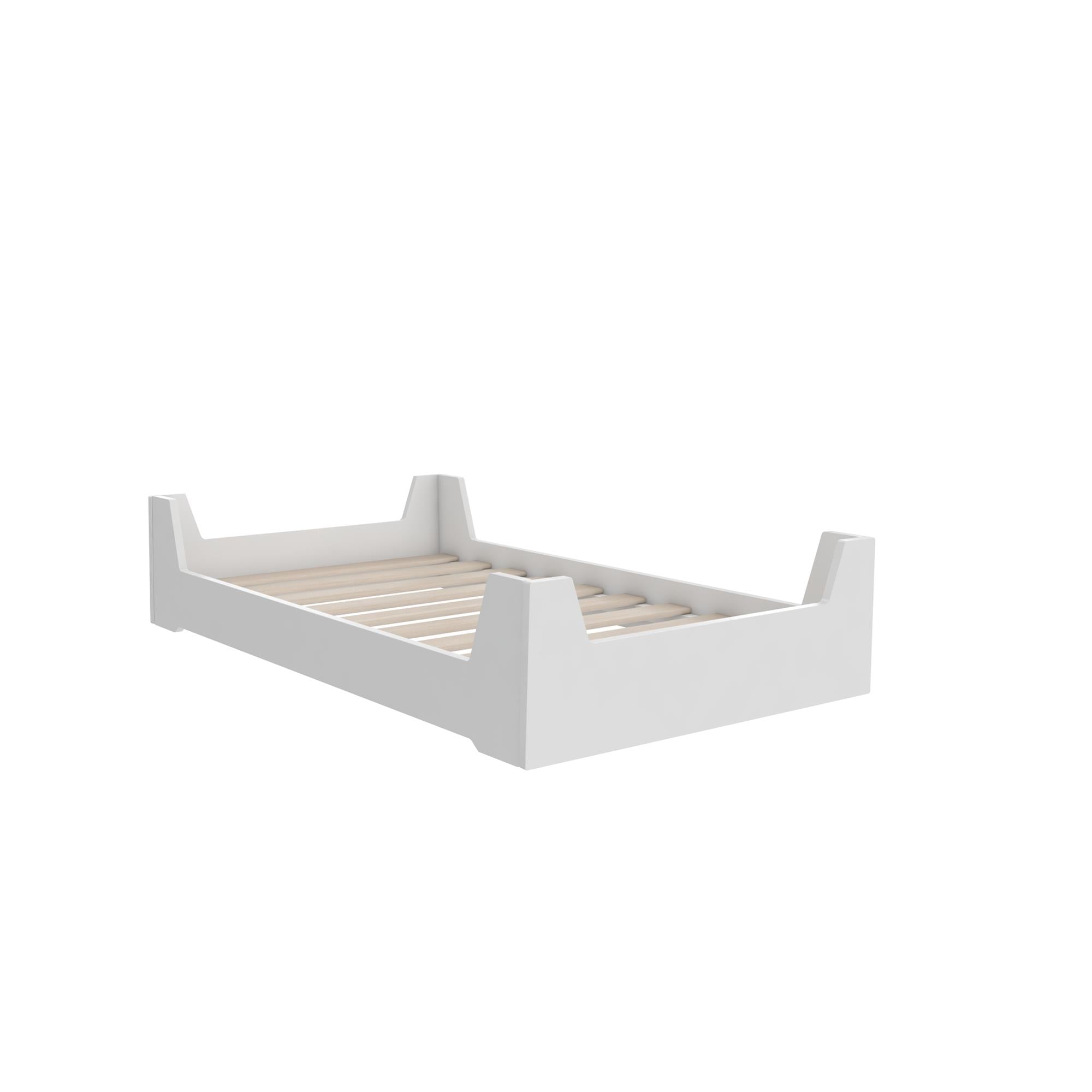 Little Seeds Alessi Toddler Montessori Flip Bed, White - White