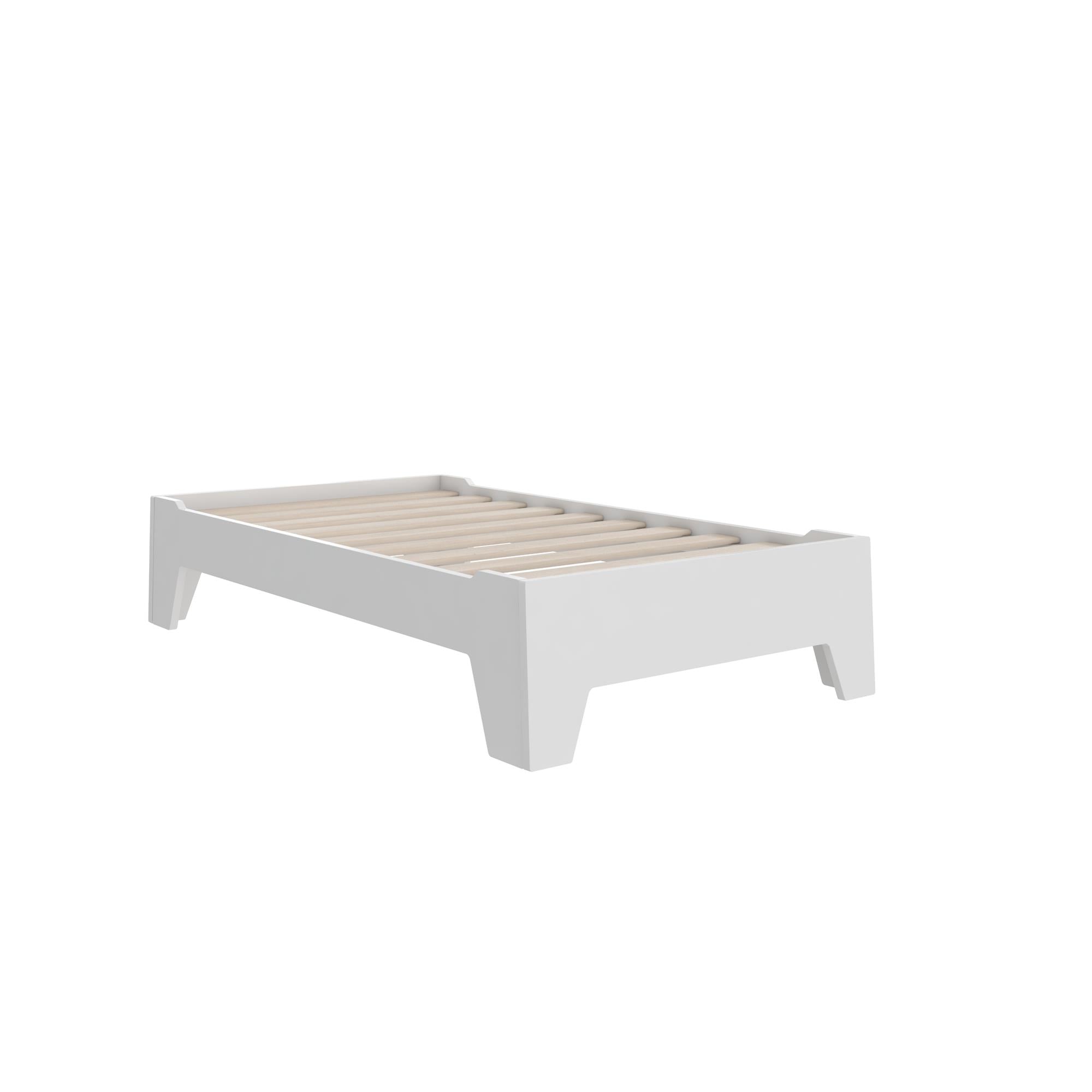 Little Seeds Alessi Toddler Montessori Flip Bed, White - White